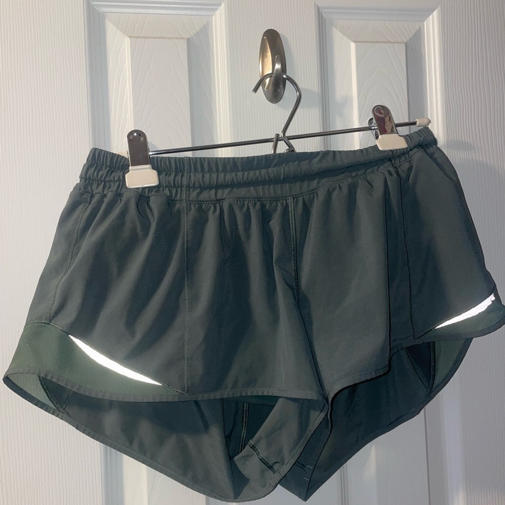 Size 12 lululemon hotty hot shorts